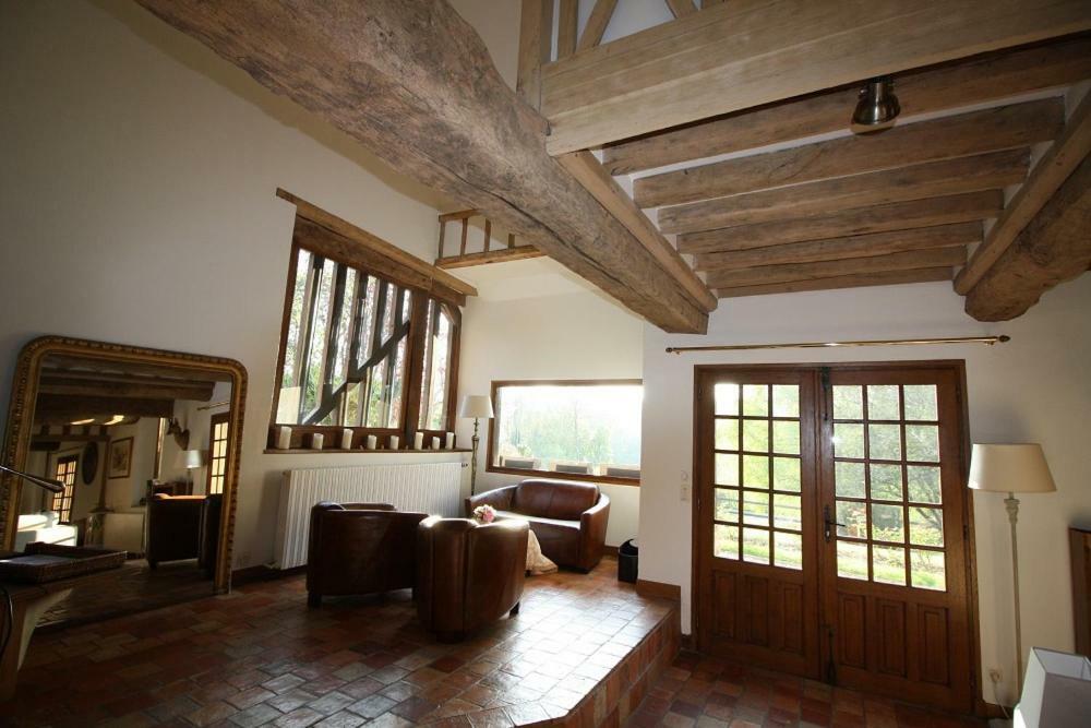 Maison Normande De Caractere A Colombages Saint-Hymer Екстер'єр фото